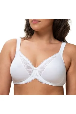 Triumph Modern Lace Cotton Underwire Bra Wit B 75 Dames