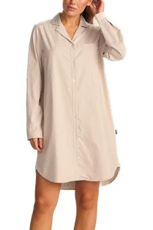 JBS of Denmark Shirt Dress Lichtbruin Small Dames