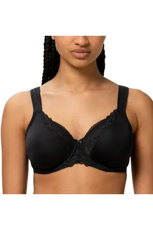 Triumph Modern Lace Cotton Underwire Bra Zwart B 75 Dames