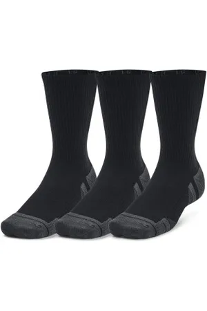 Under Armour Sokken 6P Performance Tech Crew Socks Zwart polyester Large