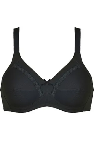 NATURANA Cotton Soft Bra Zwart katoen A 75 Dames
