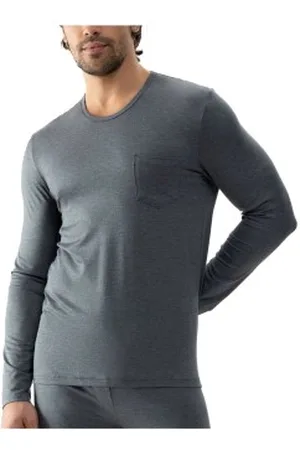 Mey Jefferson Long Sleeves Grijsgemel. modaal Small Heren