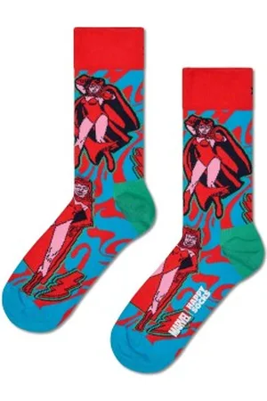 Happy Socks Sokken Marvel Scarlet Witch Sock Rood katoen Maat 36/40