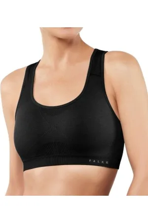 Falke Falke Women Madison Low Support Sports Bra Zwart polyamide X-Small Dames