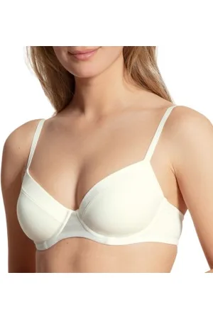 Calida Cate Underwire Padded Bra Crème katoen B 75 Dames