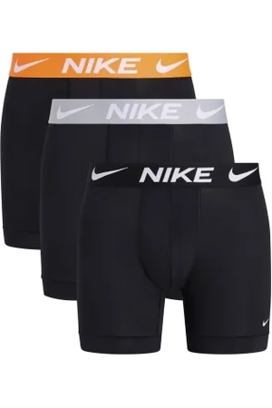 Nike Herenslips 3P Everyday Essentials Micro Boxer Brief Zwart/Oranje polyester Medium Heren