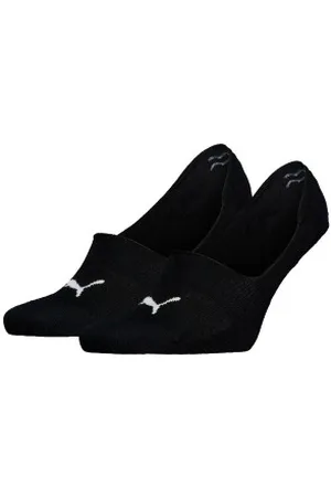 PUMA Sokken 2P Unisex Mid Cut Footie Socks Zwart Maat 35/38
