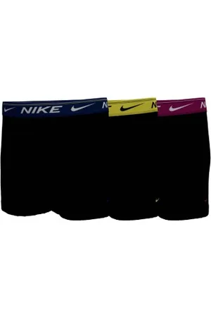 Nike Herenslips 3P Ultra Comfort Boxer Brief Zwart/Geel Small Heren