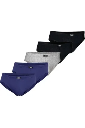 JBS Herenslips 5P Organic Cotton Mini Slip Brief Versch. kleure ecologisch katoen Small Heren