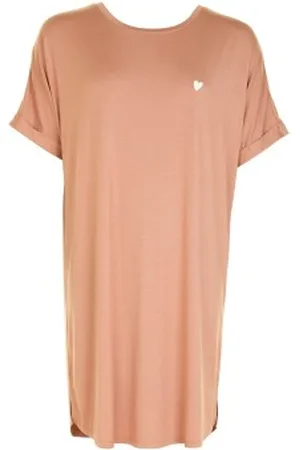 Missya Softness Modal Big Shirt Bruin modaal Medium Dames