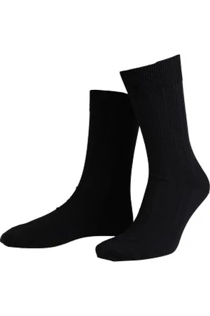 Amanda Christensen Sokken Grade Wide Rib Ankle Socks Zwart Maat 39/42