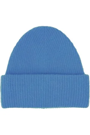 Resteröds Chunky Beanie Blauw merinowol One Size