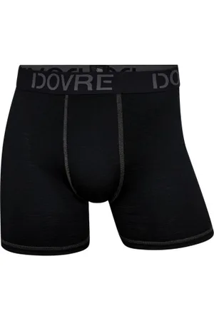 Dovre Herenslips Wool Thights Single Zwart wol Small Heren