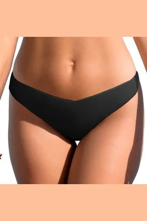 Wiki Low Cut Rio String Zwart X-Small Dames