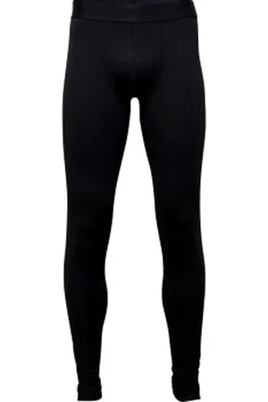 Resteröds Lange onderbroeken Bamboo Long John Zwart Small Heren