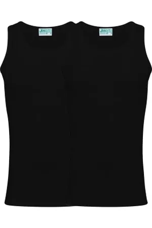 JBS 2P Organic Cotton Singlet Zwart ecologisch katoen Small Heren