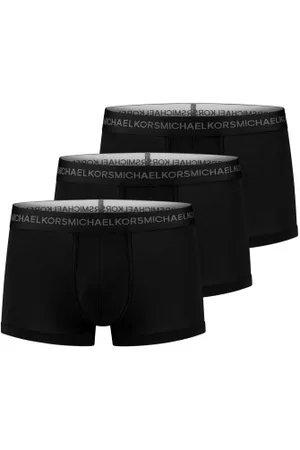 Michael Kors Herenslips 3P Supreme Touch Trunks Zwart Small Heren
