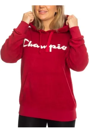 Champion American Classics Fleece Hooded Sweat Rood polyester Large Dames
