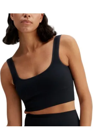 Pierre Robert Sports Bra Rib Zwart polyamide M/L Dames