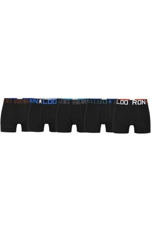 CR7 - Cristiano Ronaldo Herenslips 5P Boys Trunks Zwart katoen 116/128