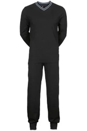 JBS V-Neck Jersey Pyjamas Zwart katoen Small Heren