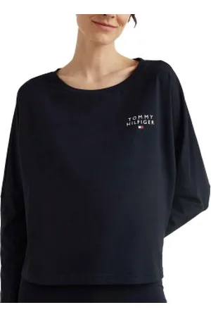 Tommy Hilfiger Original Long Sleeve Lounge T Shirt Marine katoen X-Small Dames
