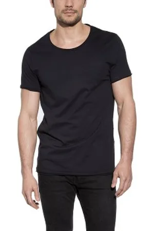 Bread & Boxers Bread and Boxers Crew Neck Relaxed Zwart katoen Small Heren