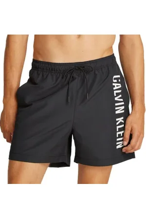 Calvin Klein Zwembroeken Medium Swim Shorts Intense Power Zwart polyester Medium Heren