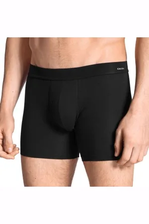Calida Herenslips Cotton Code Boxer Brief With Fly Zwart katoen Large Heren