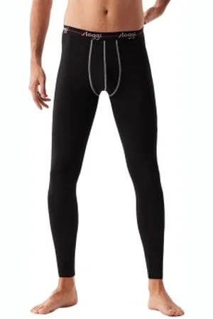 Sloggi Lange onderbroeken Men Long Boxer Zwart katoen Medium Heren