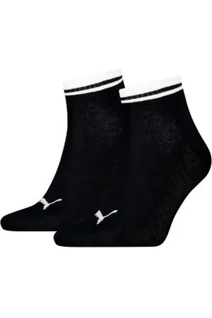 PUMA Sokken 2P Heritage Quarter Socks Zwart Maat 35/38