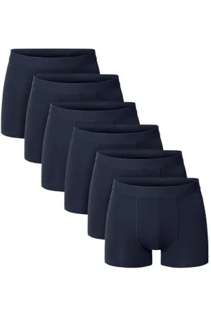Bread & Boxers Bread and Boxers Boxer Briefs Herenslips 6P Marine ecologisch katoen Small Heren