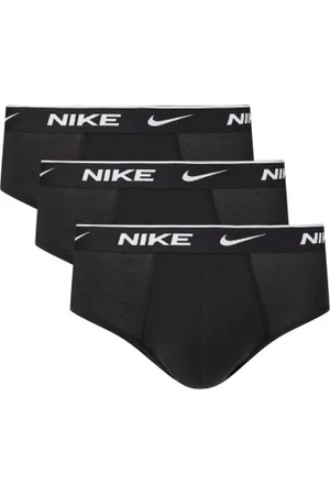 Nike Herenslips 3P Everyday Essentials Cotton Stretch Hip Brief Zwart katoen Small Heren