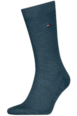 Tommy Hilfiger Tommy Hilfiger Sokken Premium Basket Wool Socks Jeansblauw Maat 39/40 Heren