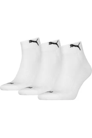 PUMA Sokken 3P Cushioned Quarter Sock Wit Maat 35/38