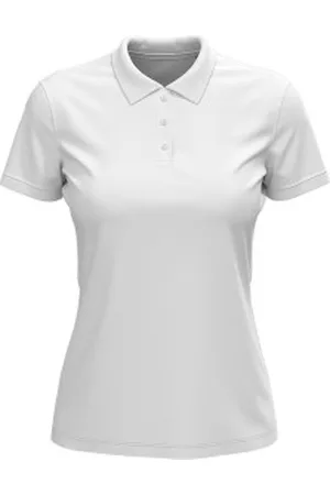 Stedman Lux Short Sleeve Polo For Women Wit katoen X-Small Dames