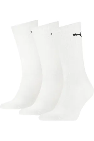 PUMA Sokken 3P Sport Crew Socks Wit Maat 35/38