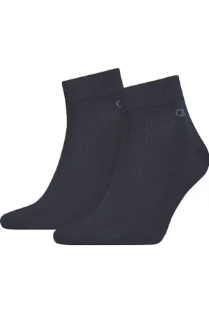 Calvin Klein Calvin Klein Sokken 2P Quarter Socks Marine Maat 39/42 Heren
