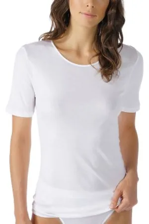 Mey Noblesse T-Shirt Wit katoen 38 Dames