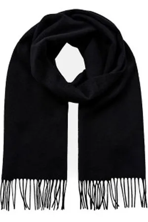 Resteröds Wool Scarf Zwart wol One Size Heren