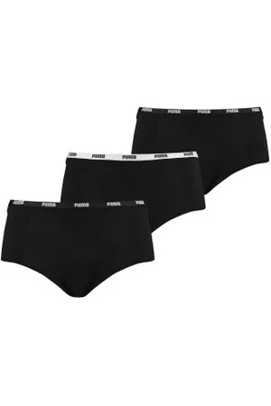 PUMA 3P Iconic Cotton Mini Shorts Zwart katoen X-Small Dames