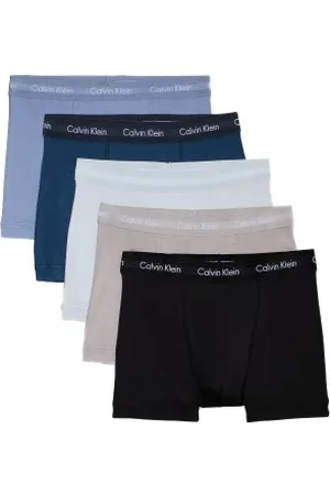 Calvin Klein Herenslips 10P Cotton Trunks Versch. kleure-2 katoen Small Heren
