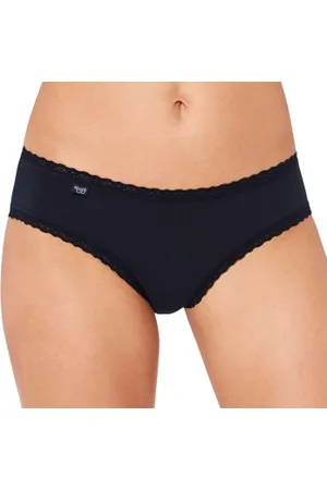 Sloggi 3P 24 7 Cotton Lace Hipster Zwart katoen 36 Dames