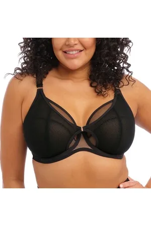 Elomi Kintai Underwire Plunge Bra Zwart J 70 Dames