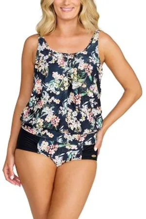 Damella Cate Soft Tankini Top Zwart 38 Dames