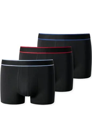Schiesser Herenslips 3P 95-5 Boxer Shorts Zwart katoen Small Heren