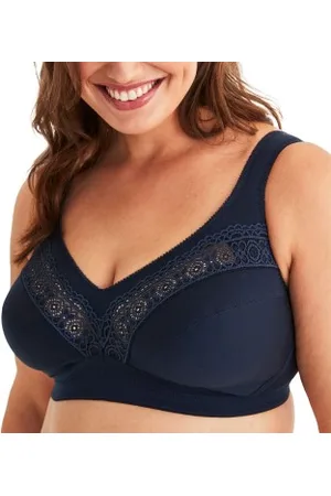 Swegmark Cotton Star Soft Bra Marine katoen C 75 Dames