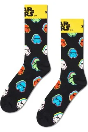 Happy Socks Sokken Star Wars Storm Trooper Sock Zwart patroon katoen Maat 36/40