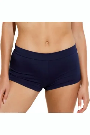 Panos Emporio Agape Solid Bottom Shorts Marine 36 Dames