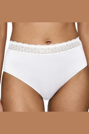 Triumph 2P Feel Of Modal Midi Knickers Wit modaal X-Small Dames